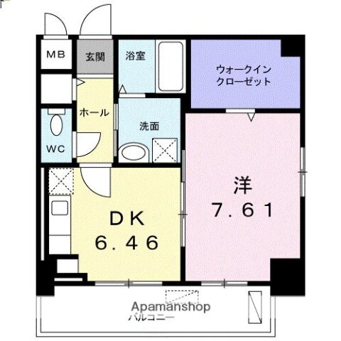 クラール上福岡 1階 1DK 賃貸物件詳細