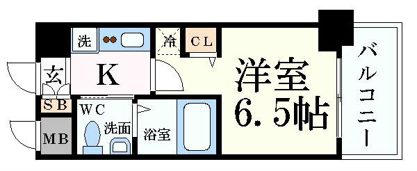 兵庫県神戸市兵庫区大開通３ 兵庫駅 1K マンション 賃貸物件詳細