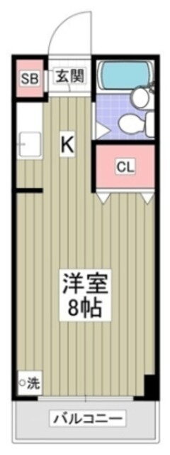 エルピゾ東邦 1階 ワンルーム 賃貸物件詳細