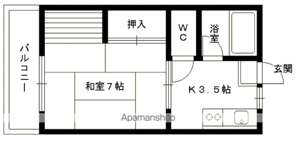 福岡県福岡市東区松島２ 箱崎駅 1DK マンション 賃貸物件詳細