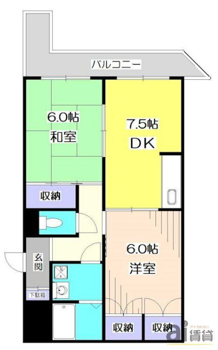 埼玉県所沢市緑町３ 新所沢駅 2DK アパート 賃貸物件詳細