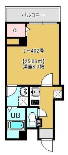 アクアスウィル浅草 4階 1K 賃貸物件詳細