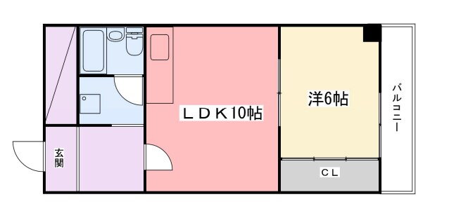 メゾン中村 7階 1LDK 賃貸物件詳細