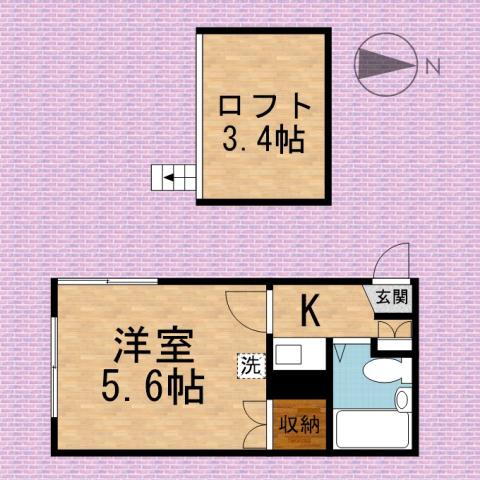 埼玉県川越市熊野町 上福岡駅 1K アパート 賃貸物件詳細