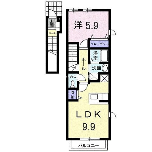 静岡県浜松市中央区三島町 浜松駅 1LDK アパート 賃貸物件詳細
