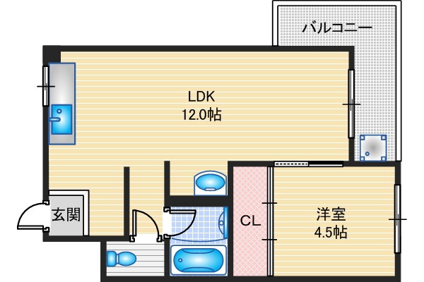 大阪府摂津市鶴野４ 摂津駅 1LDK マンション 賃貸物件詳細