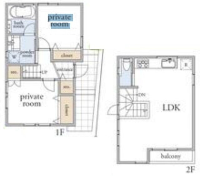ＷＡＭＡＲＥ柴町戸建 2LDK 賃貸物件詳細
