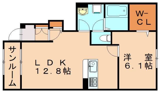 福岡県飯塚市平塚 桂川駅 1LDK アパート 賃貸物件詳細