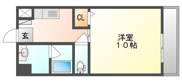 柳町Ａマンション 9階 1K 賃貸物件詳細