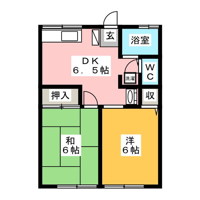 東京都八王子市絹ケ丘２ 北野駅 2DK アパート 賃貸物件詳細