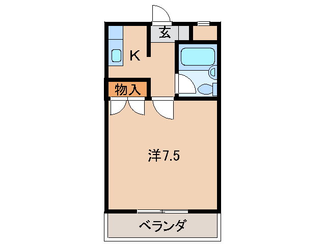 和歌山県紀の川市貴志川町北山 船戸駅 1K マンション 賃貸物件詳細