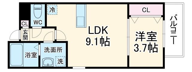 愛知県名古屋市北区楠味鋺３ 味鋺駅 1LDK アパート 賃貸物件詳細