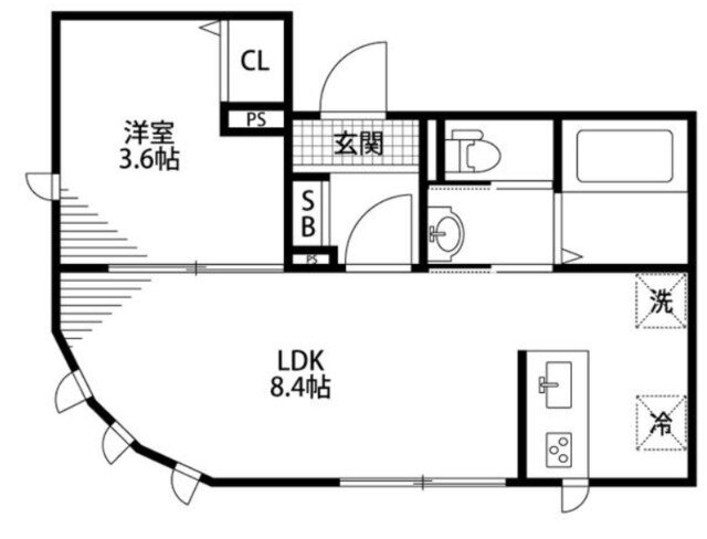 東京都品川区上大崎３ 目黒駅 1LDK アパート 賃貸物件詳細