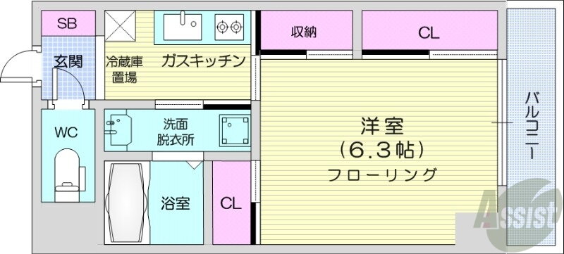 北海道札幌市北区北六条西６ 札幌駅 ワンルーム マンション 賃貸物件詳細