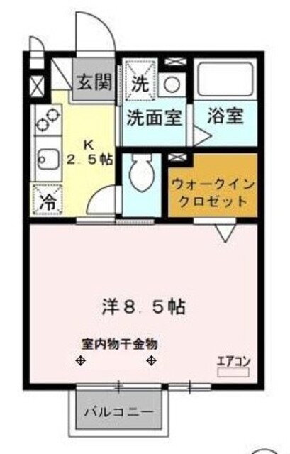 埼玉県さいたま市中央区大戸２ 南与野駅 1K アパート 賃貸物件詳細