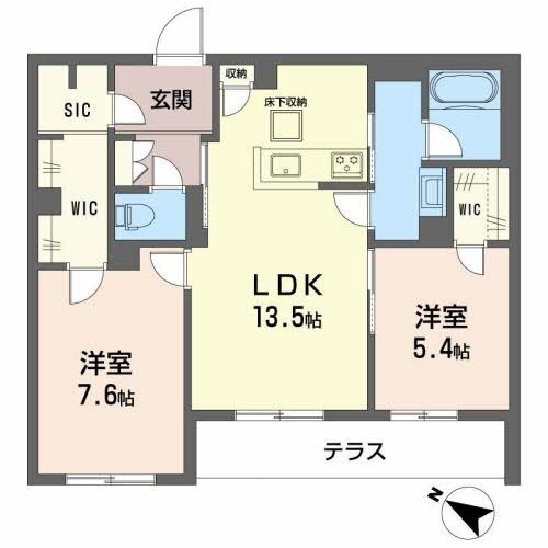 大阪府泉大津市旭町 泉大津駅 2LDK マンション 賃貸物件詳細
