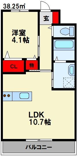 福岡県飯塚市楽市 天道駅 1LDK マンション 賃貸物件詳細