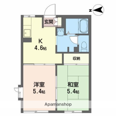 岩手県盛岡市東仙北１ 仙北町駅 2K アパート 賃貸物件詳細