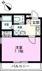 埼玉県蕨市錦町３ 蕨駅 1K アパート 賃貸物件詳細