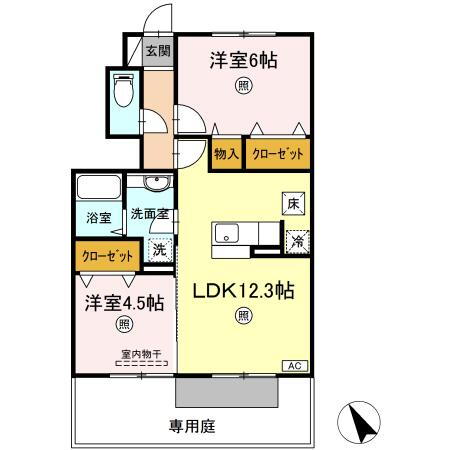 香川県さぬき市志度 琴電志度駅 2LDK アパート 賃貸物件詳細