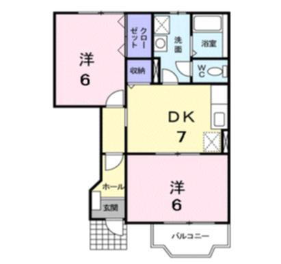 青森県八戸市東白山台２ 2DK アパート 賃貸物件詳細