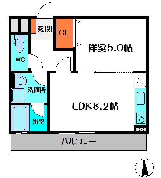 大阪府門真市城垣町 萱島駅 1LDK アパート 賃貸物件詳細