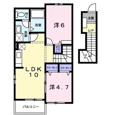 宮崎県児湯郡高鍋町大字上江 高鍋駅 2LDK アパート 賃貸物件詳細