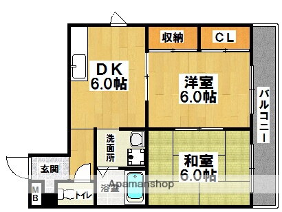 大阪府堺市北区百舌鳥梅町１ なかもず駅 2DK マンション 賃貸物件詳細