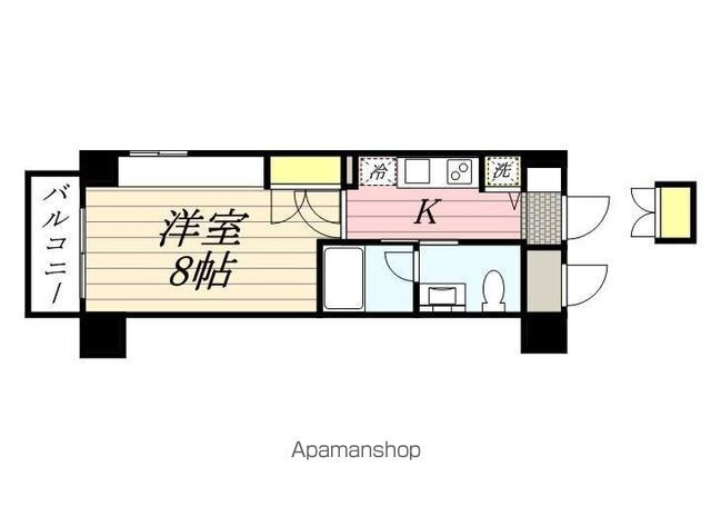 福岡県福岡市中央区高砂２ 薬院駅 1K マンション 賃貸物件詳細