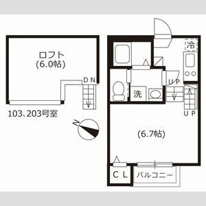 愛知県名古屋市熱田区西野町２ 六番町駅 1K アパート 賃貸物件詳細