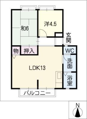 愛知県瀬戸市東長根町 新瀬戸駅 2LDK アパート 賃貸物件詳細
