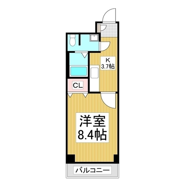 長野県長野市青木島町青木島 長野駅 1K マンション 賃貸物件詳細