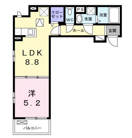 大阪府和泉市府中町４ 和泉府中駅 1LDK アパート 賃貸物件詳細
