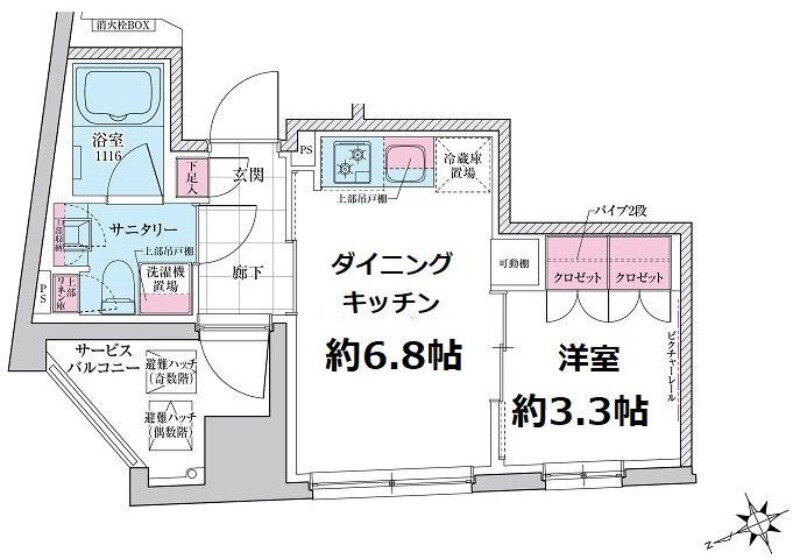 東京都世田谷区三軒茶屋２ 三軒茶屋駅 1DK マンション 賃貸物件詳細