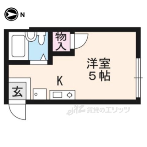 フローラル上花山 2階 ワンルーム 賃貸物件詳細