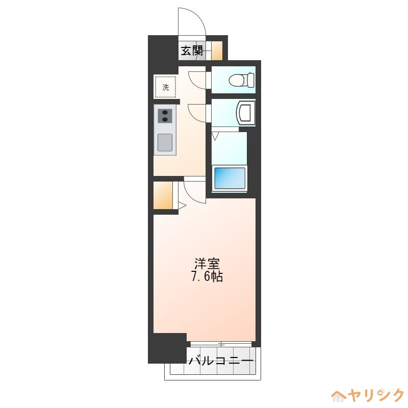 愛知県名古屋市西区那古野１ 国際センター駅 1K マンション 賃貸物件詳細