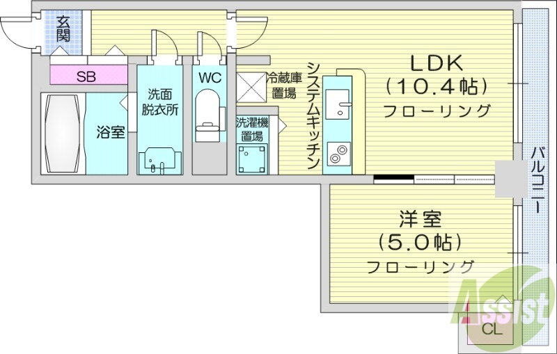 北海道札幌市中央区南九条西１ 中島公園駅 1LDK マンション 賃貸物件詳細