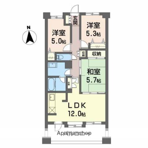 静岡県裾野市佐野 裾野駅 3LDK マンション 賃貸物件詳細