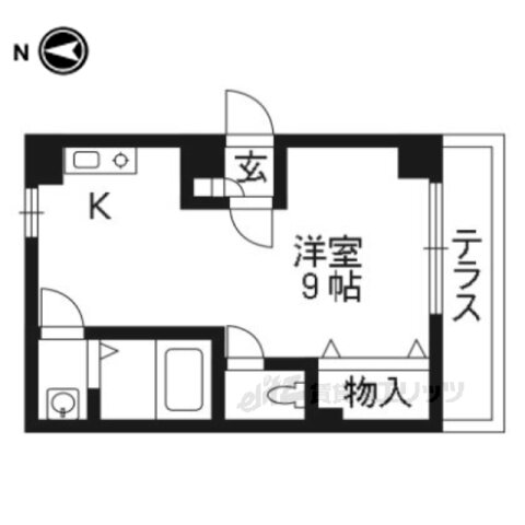 京都府京都市中京区西ノ京永本町 二条駅 ワンルーム アパート 賃貸物件詳細