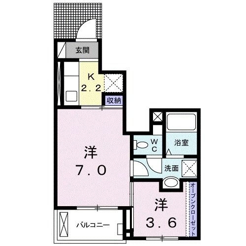 茨城県古河市原町 古河駅 1SK アパート 賃貸物件詳細