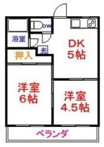 東京都青梅市千ヶ瀬町５ 青梅駅 2DK アパート 賃貸物件詳細
