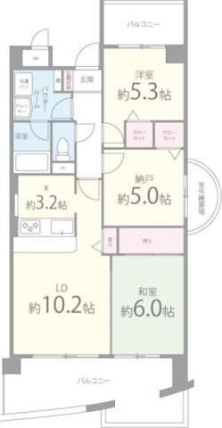 大阪府泉大津市寿町 泉大津駅 2SLDK マンション 賃貸物件詳細