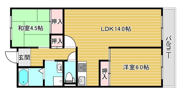 兵庫県芦屋市朝日ケ丘町 芦屋駅 2LDK マンション 賃貸物件詳細