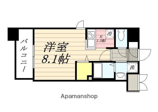 福岡県福岡市博多区美野島３ 西鉄平尾駅 1K マンション 賃貸物件詳細