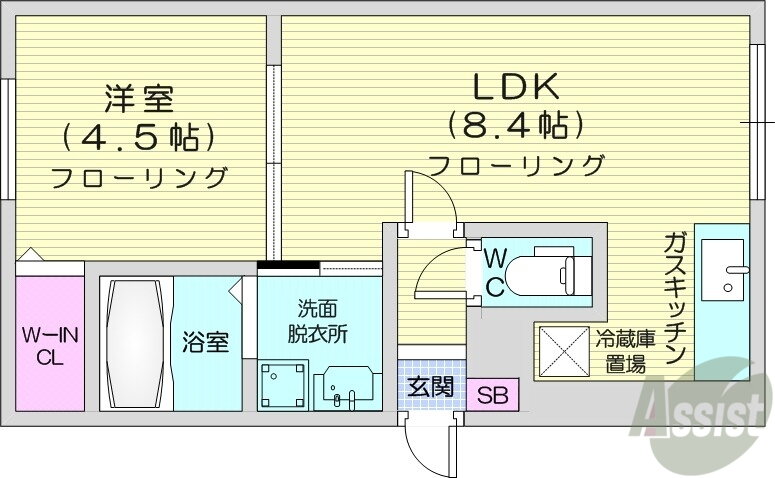 北海道札幌市中央区南十四条西６ 幌平橋駅 1LDK マンション 賃貸物件詳細