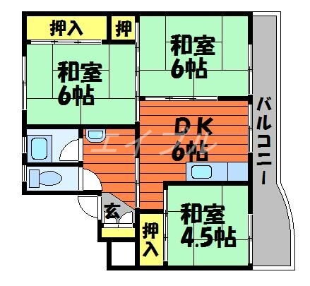岡山県玉野市後閑 備前田井駅 3DK マンション 賃貸物件詳細