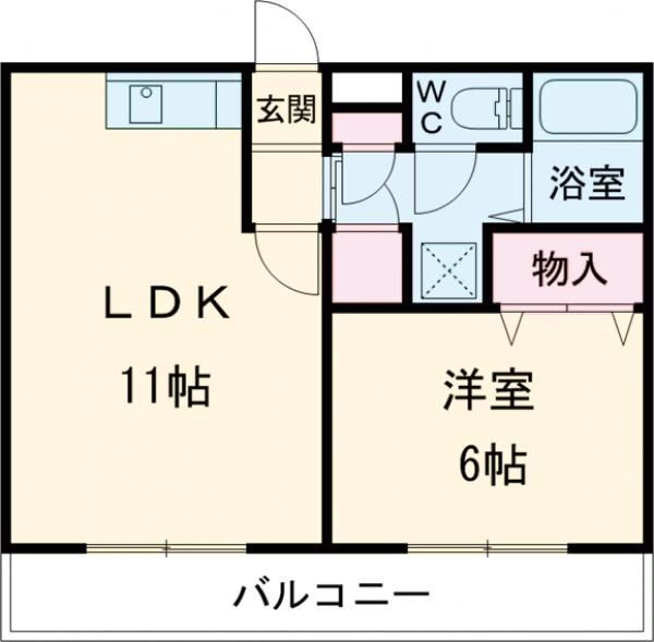 群馬県高崎市井野町 井野駅 1LDK アパート 賃貸物件詳細