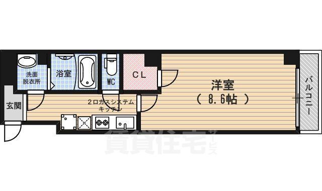京都府京都市下京区廿人講町 五条駅 1K マンション 賃貸物件詳細