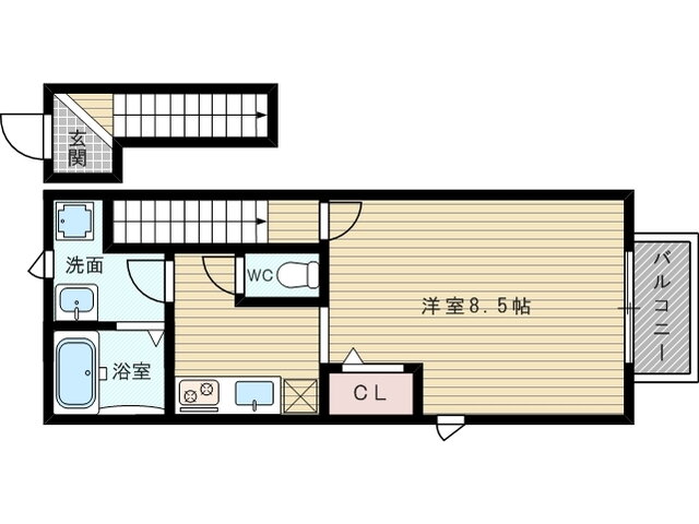大阪府大阪市東淀川区下新庄６ 下新庄駅 1K アパート 賃貸物件詳細