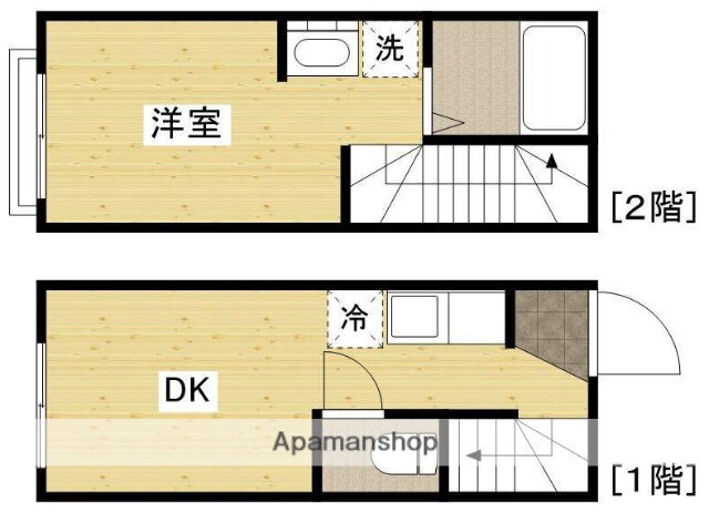 広島県広島市南区本浦町 1DK アパート 賃貸物件詳細